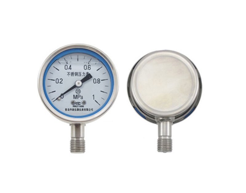 y-b系列不锈(xiù)钢压力表